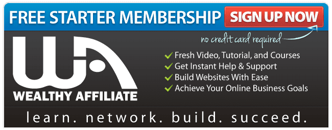 Wealthy Affiliate FREE starter membership