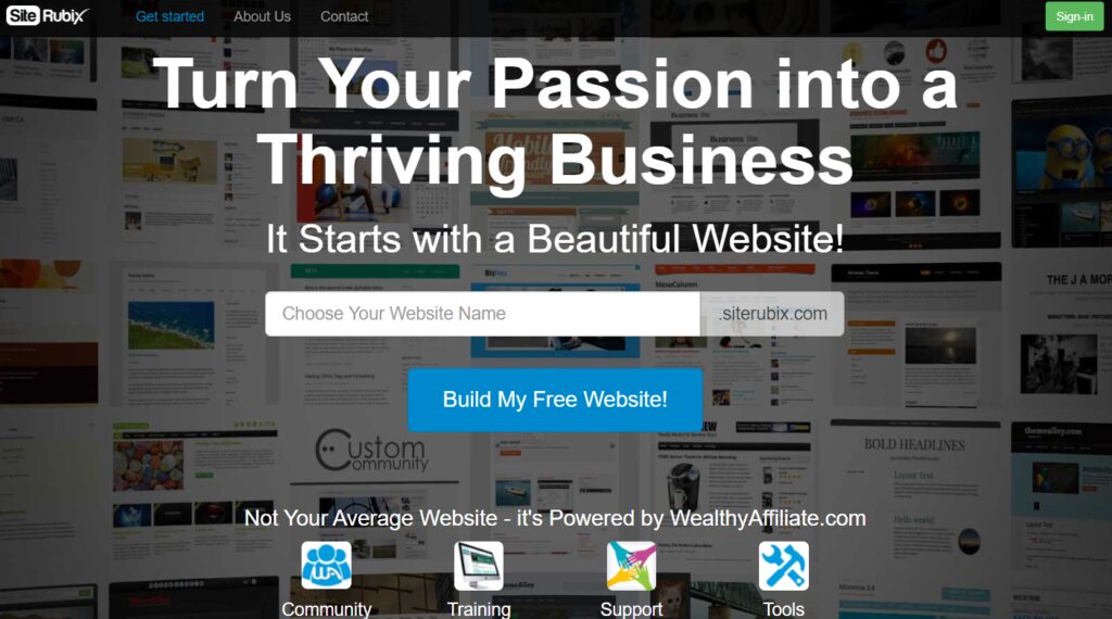 is site rubix the best website builder for a small business