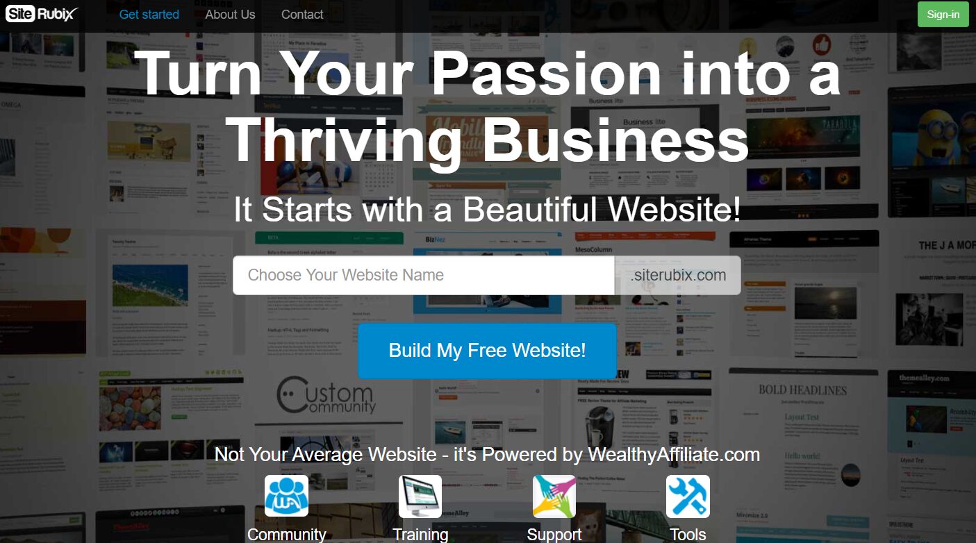 is site rubix the best website builder for a small business