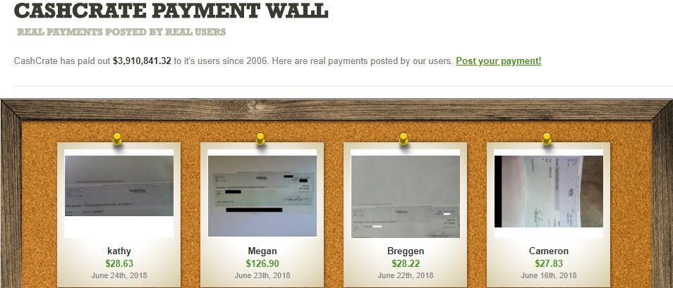 Cashcrate Payment Wall