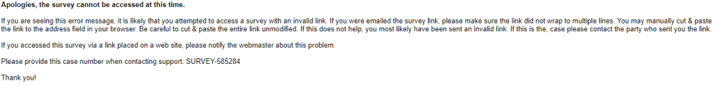 Inboxpounds did not qualify for survey