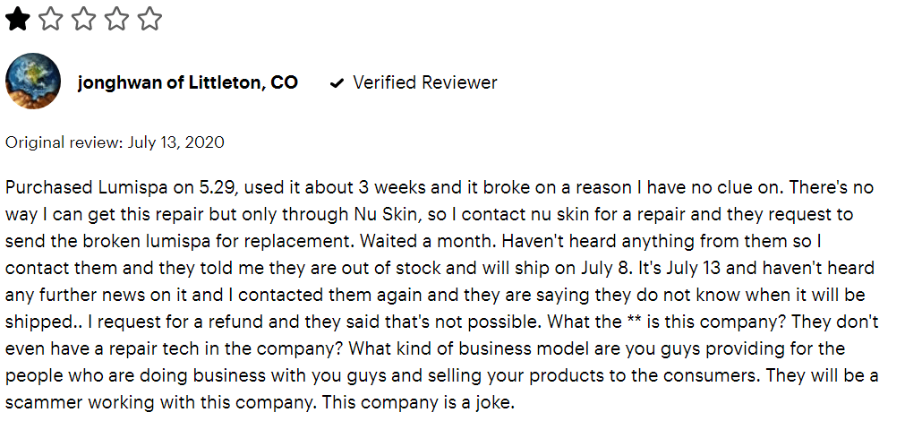 Nu skin reviews #1