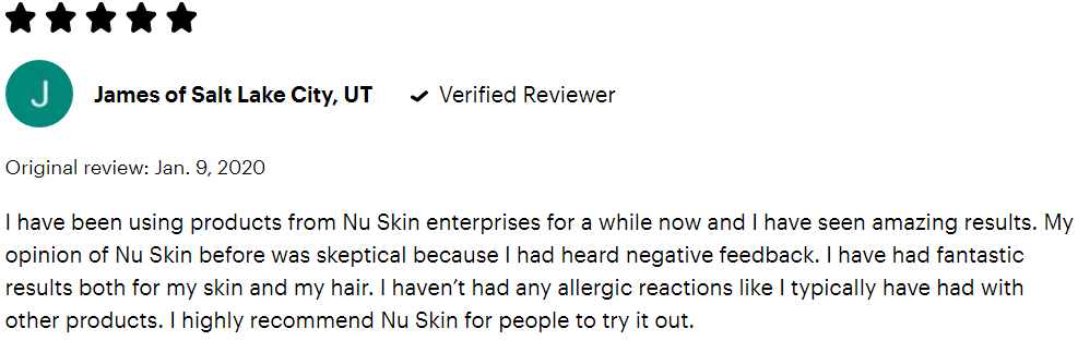 Nu skin reviews #5