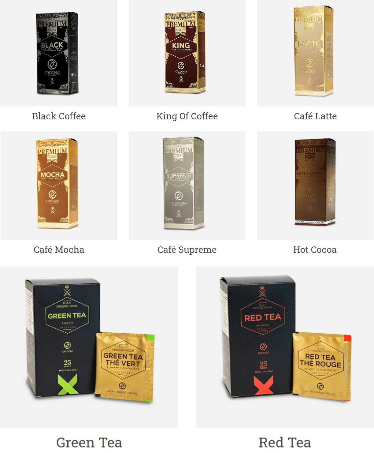 Organo Gold beverages