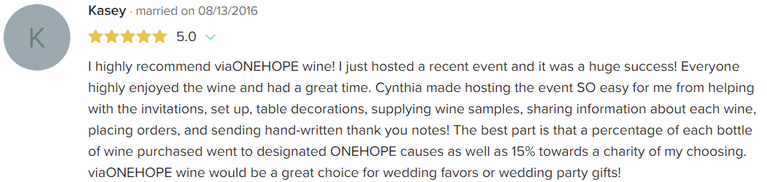 onehope wine reviews - #2