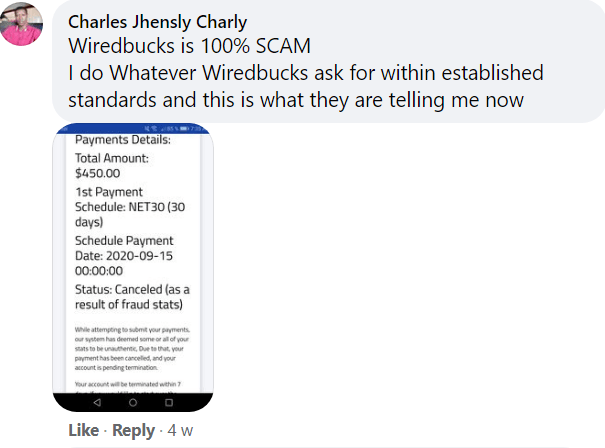 Is Wiredbucks a SCAM