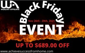 Wealthy Affiliate Black Friday Special Review