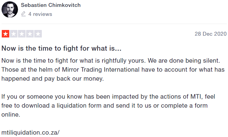 Mirror trading International reviews