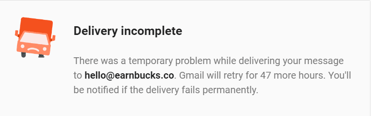 Earnbucks review - Email does not exist