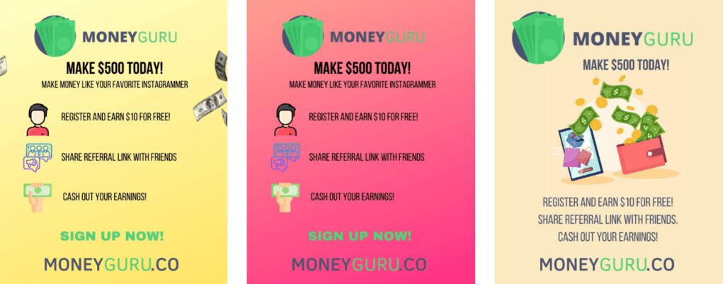 is moneyguro a scam - promotional material