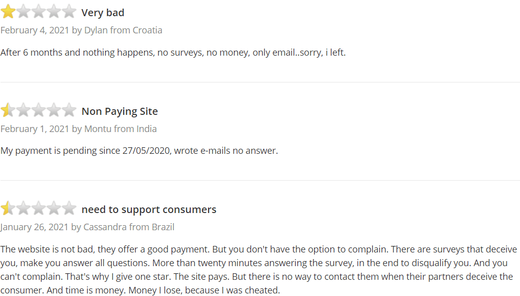 surveytime.io review - Trustpilot #4