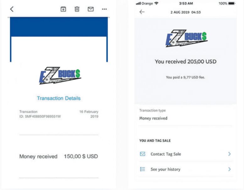 Ez Bucks Review - Fake payment proofs