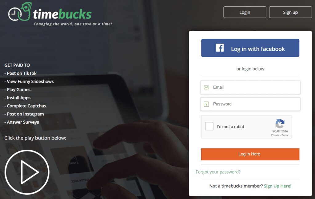 Is Timebucks Legit - Timebucks log in