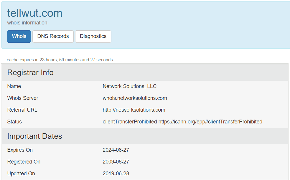 Tellwut review - Registration date