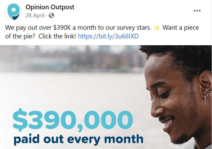 is the Opinion Outpost a scam - Paid out each month
