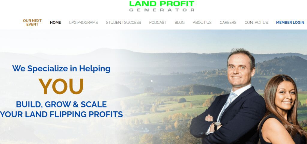 Land Profit Generator Login