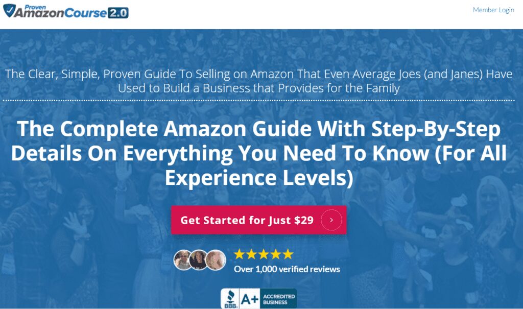What is the proven Amazon course 2.0 - Login