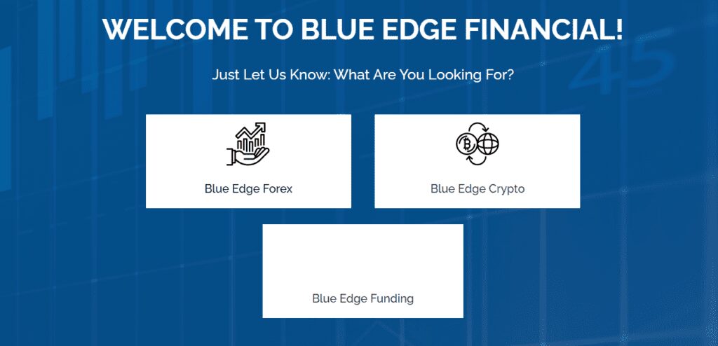 what is blue edge financial - Main #1