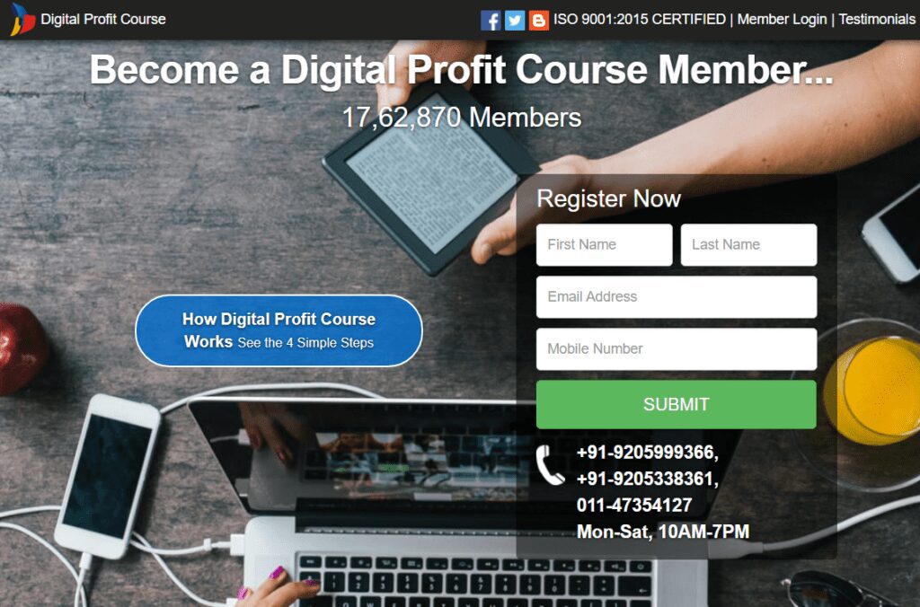Digital Profit Course - DPC Login