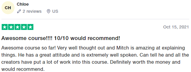 Review #5 from Trustpilot
