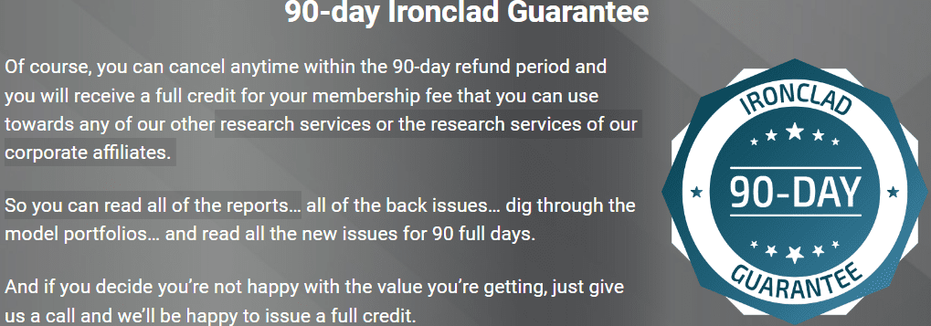 The Near Future 90 day refund guarantee