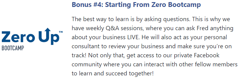 Bonus #4 - Zero Up Bootcamp