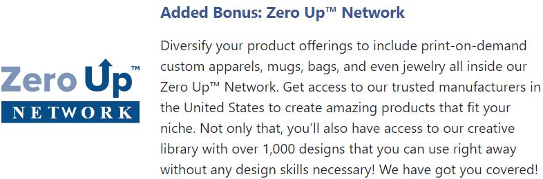 Bonus #6 - Zero Up Network