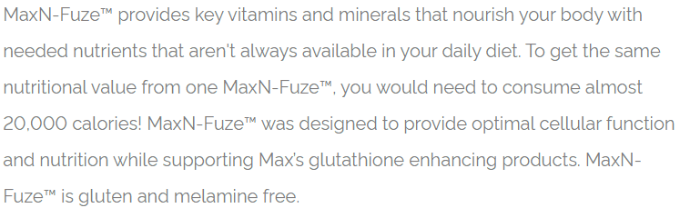 Max International Maxn-Fuze documentation