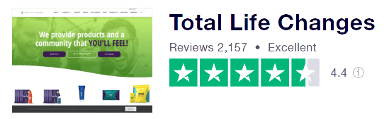 The Total Life Changes Trustpilot Ratings