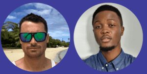 Injecto product creators Seun Ogendele and Jason Fulton