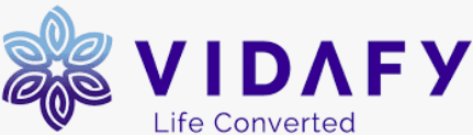 Vidafy logo and brand