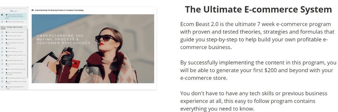 Ecom Beast 2.0 The ultimate e-commerce system
