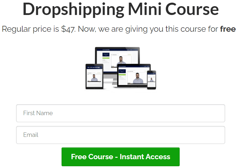 ecom warrior academy dropshipping mini course