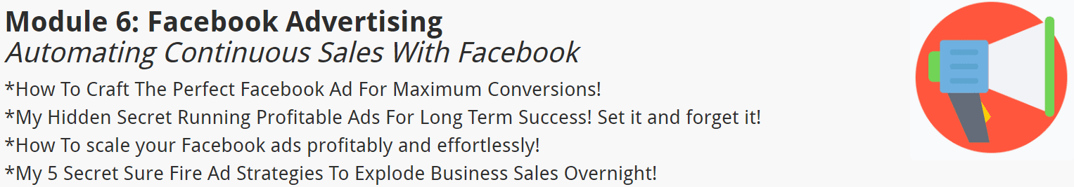 ecommerce empire builders review - Module 6 Facebook advertising