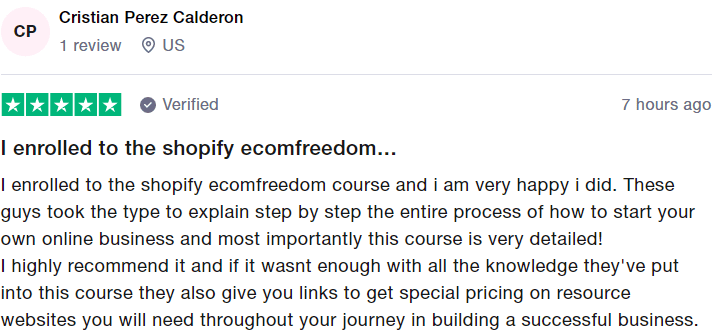shopify freedom review #1